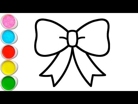 Ribbon Bow Drawing | how to draw a ribbon 🎀 bow drawing Step by Step | drawing for beginners#drawing