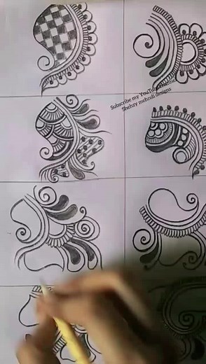 Step by Step Pencil Mehndi Design Tutorial | Shehzy Mehndi Designs