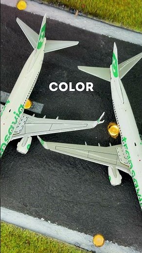 2 Identical Model Airplanes, Different Brands... HUGE DIFFERENCE!