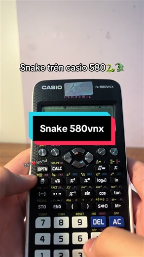 How to Play Snake Game on Casio FX580 Calculator