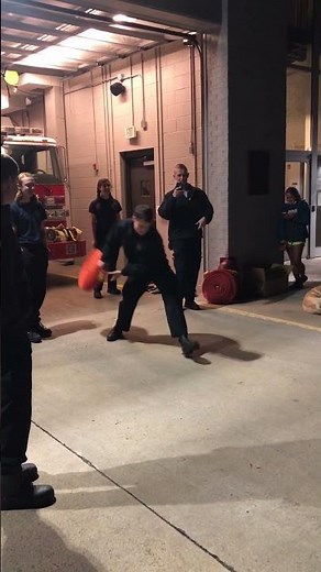 Firefighter Skill - Hose Bowling