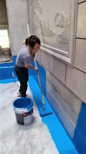 How to paint walls and floors quickly without causing dizziness