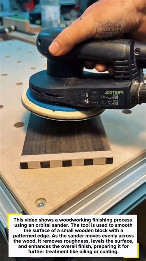 Smooth Wood Like a Pro with Orbital Sander #woodworking #DIY #tools