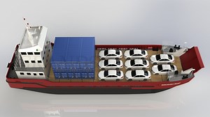 [Hot Item] China 36m Landing Craft Roro Passenger Cargo and Ferry Lct Boat for Sale