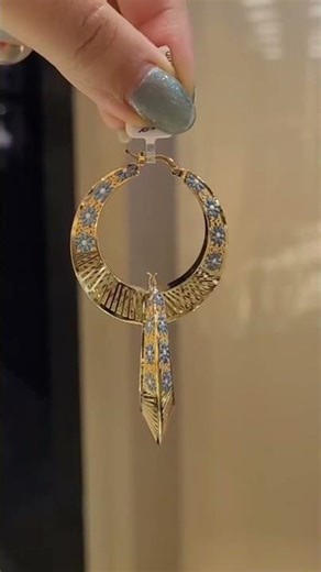 ✨ Elegant 22K Gold Earrings | Trending Jewelry Design 2025 ✨