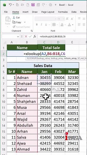 Advanced XLOOKUP Formula to Sum Multiple Columns | XLOOKUP Excel Formula You Should Know in 2026