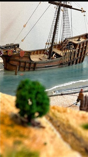 Building a Santa Maria shipwreck diorama: overview