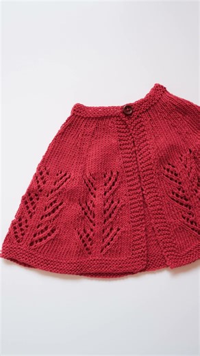 ベビー&キッズケープ「TREE」🪽 #knitting #crochet