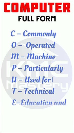 Computer Full Form|| Computer GK|| #shorts #education #computer