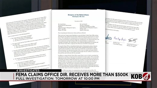 4 Investigates: FEMA Claims director dodges questions about own payout
