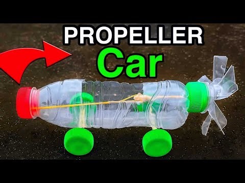How to Make Propeller Car from Waste Plastic Bottle | Easy & Awesome.