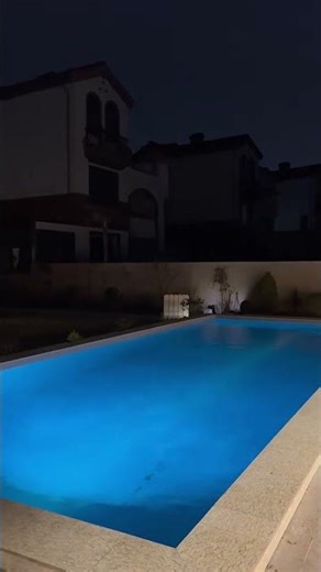 Exclusive Villa Pool Tour | Modern Backyard Design & Night Swimming Experience