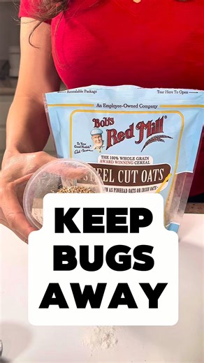 Natural way to keep bugs out of your flour, rice, and grains! #bayleaves #bayleaves #pantrystorage #foodstorage #flourstorage #rice #grains #pestcontrol #naturalpestprevention #naturalpantrystorage | Natalie and Connie
