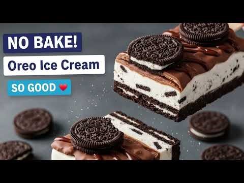 NO-BAKE Oreo Ice Cream Bars 🍪🍫 | Creamy, Crunchy & Addictive!