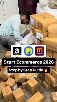 Step by Step Roadmap to start ecommerce business 2026 🔥 how to start ecommerce business #ecommerce