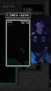 The kid that broke TETRIS just did the impossible again. BLUE SCUTI is an absolute legend! Congrats! 3rd ever Rebirth and world records. #tetris #impossible #history | Classic Tetris World Championship