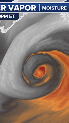 🌀ERIN UPDATE: Remnants of Hurricane Erin became a powerful extratropical storm in the Atlantic, as captured in this mesmerizing video. Ex-Hurricane Erin's pressure dropped as low as 952MB on Sunday morning. | FOX Weather