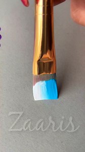 🩵🎨💫🫶✅✨BLUE One stroke flower paitning design, using acrylic paints and curvy flat brush strokes 🩵🎨💙✨✅💯🤍 #fbreelsfypシ゚viralシ #brushstrokes #flowerdesign #acrylic #blueflowers #flowerdrawing #trendingfb#trendingfbreels | Zaaris