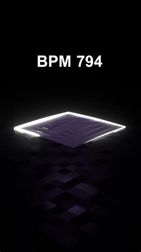 2003 Beats per minute, visualization in Blender 3d