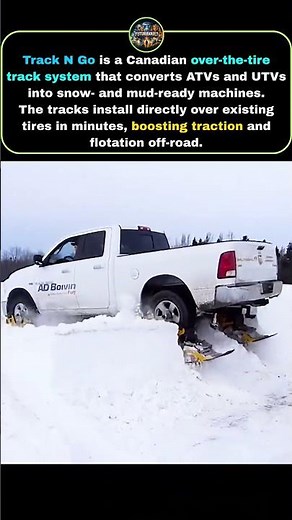 This Over-the-Tire Track System Turns ATVs Into Snow Machines 😲🚜