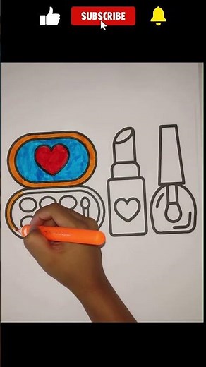 Makeup Set Coloring for Kids!