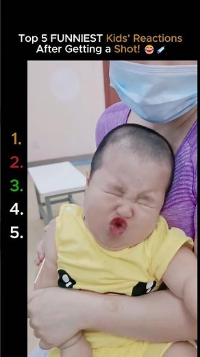 Top 5 Funniest Baby Reactions to Getting a Shot!