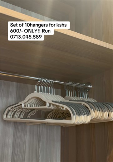 Affordable 10-Hanger Set for 600 Ksh