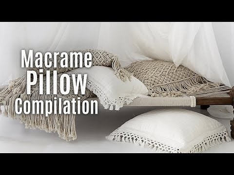 Macramé Pillow Compilation For Inspiration