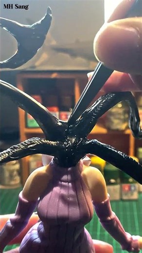 How to make a model of an Alien parasite /handicrafts/Handmade/DIY/Figure/手工/玩具