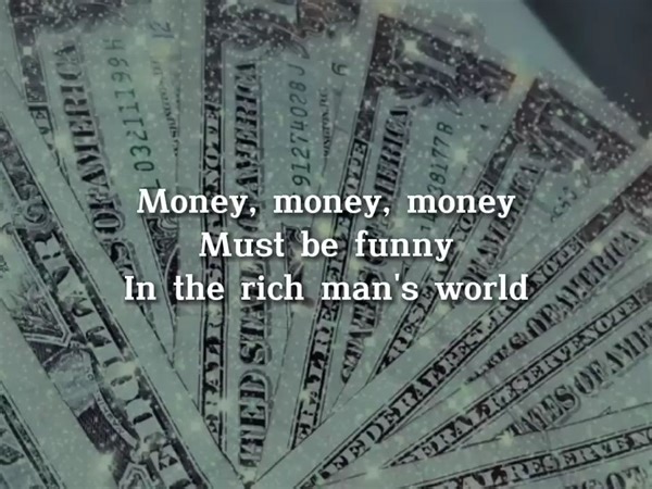 ABBA - Money, Money, Money (Lyrics)