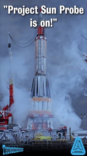 A manned mission to the Sun - what could possibly go wrong? Better have International Rescue on standby just in case, in the Thunderbirds episode Sun Probe! #Thunderbirds #gerryanderson #sylviaanderson #davidgraham #peterdyneley #internationalrescue | Official Gerry Anderson