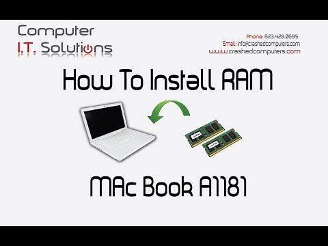 How to Upgrade & Install RAM on Apple Macbook A1181