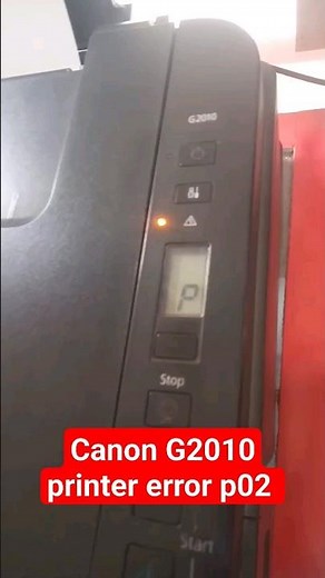 how to Canon G2010 printer #error #p02 #problem solve #Canon #printersupport