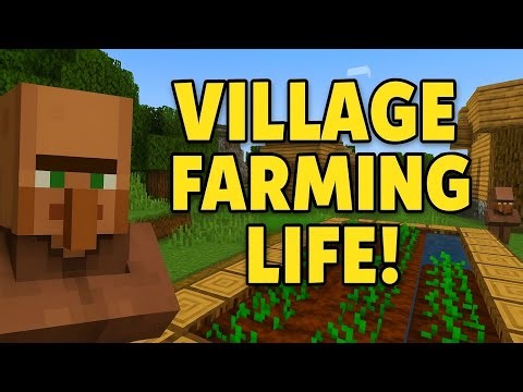 "Minecraft Village Farming Life – Satisfying Harvest & Adventure 🌎 "Exploring Minecraft ‪@minecraft‬