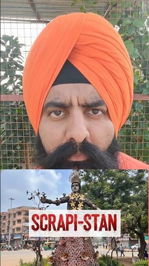 Who Approved THIS?! 😳 India’s Weirdest Scrap Sculptures #UglyArt #WeirdIndia #IndiaShorts