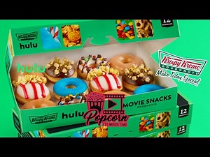 Kripsy Kreme NEW Movie Snacks DoughnutS Collection with hulu TV