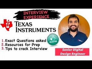 Texas Instruments Interview Experience || Digital & Analog || #TIer #Interview ‪@knowledgeunlimited‬