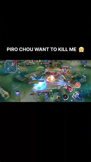 #mobilelegends #shorts PIRO CHO7 WANT TO KILL ME 🤡