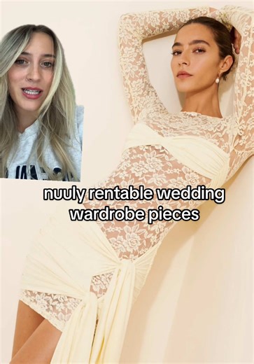 renting your wedding looks is sooo smart, here’s a few pieces to get you started 🤍 all looks linked in my shopmy #bridalfashion #weddingdress #rehearsaldinner #afterpartydress #wedding @nuuly