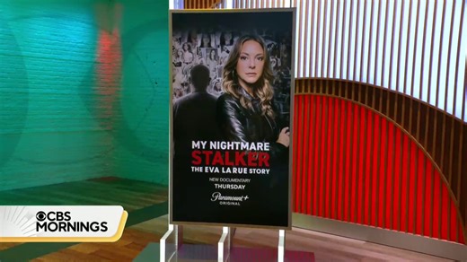 “There was no place to hide”: In 2007, “CSI: Miami” star Eva LaRue and her young daughter, Kaya, started getting threatening phone calls and letters from an anonymous person. LaRue opens up about the years-long, terrifying ordeal in a new two-part documentary, “My Nightmare Stalker.” | CBS Mornings