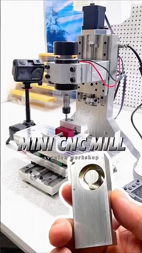 Desktop CNC Mini Mill - Compact CNC Milling Machine, Small Desktop CNC, Miniature CNC Mill SVANFON