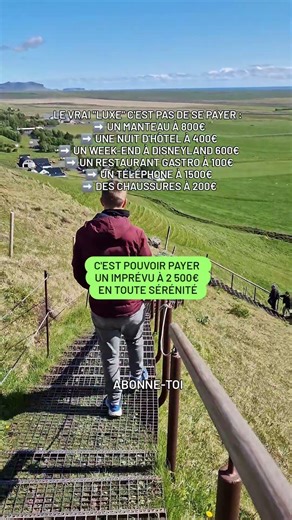 ⬇️🤑😎 Le vrai "luxe" chez les gens normaux c'est pas de se payer....