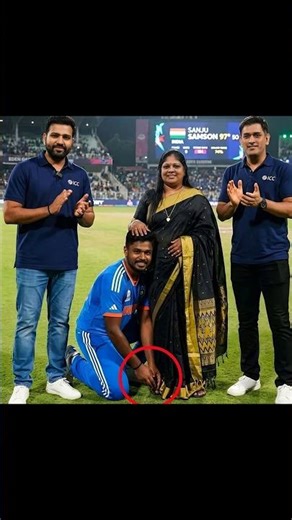 Why did Sanju Samson's mother start crying and what did she say? #cricket #sanjusamson #indvseng ...