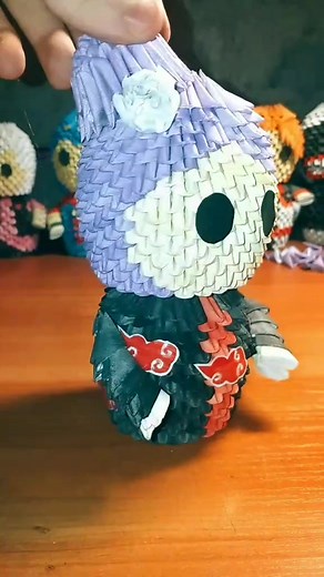 Konan Origami - 3D Origami Dive with Akatsuki from Naruto