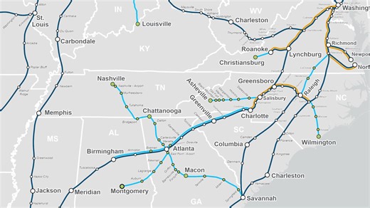 There's action on Tennessee cities getting passenger trains. Why is Knoxville left out?