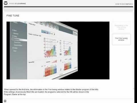 How to fine tune with Widex Compass