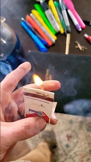 How to light a match with one hand!! #pyro #knowledge #themoreyouknow