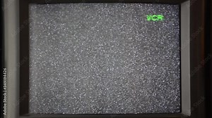 Glitch screen on an old VCR