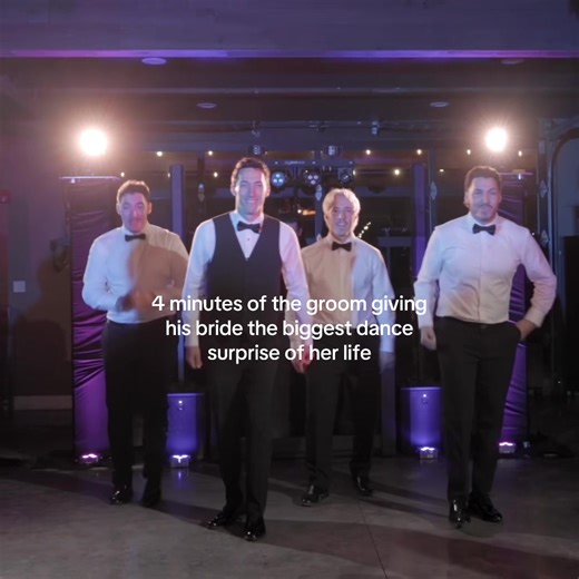 4 minutes of the groom giving his bride the biggest dance surprise of her life