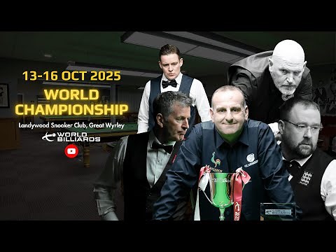 Watch Live: Day One 2025 World Championship | Great Wyrley, ENG | World Billiards